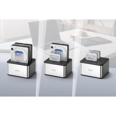 10. Digitus USB 3.0 Dockingstation mit zwei 2,5"/3,5" SATA-Festplatten