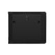 7. Lanberg WF01-6609-10B einteiliger Schrank (9 HE; 500 mm / 600 mm / 600 mm; Wandmontage; Glas; 19 Zoll; schwarz)