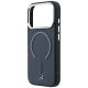 6. Mercedes Leder 3D MagSafe Hülle für iPhone 17 Pro Max - Marineblau