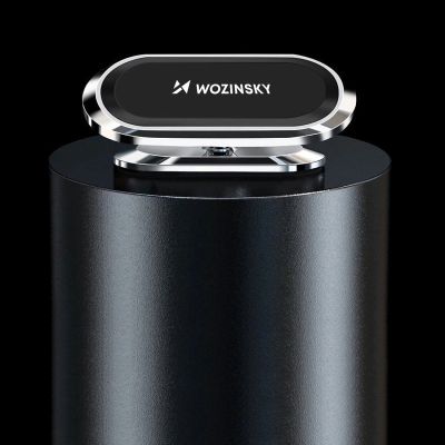 10. Wozinsky Selbstklebende magnetische Autohalterung 360 für Armaturenbrett Silber (WMH-06)