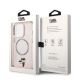 8. Karl Lagerfeld Iconic Karl&Choupette MagSafe Hülle für iPhone 14 Pro Max – Pink