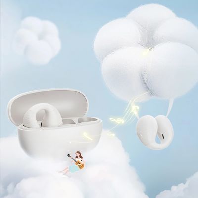 6. OWS QCY Crossky C10 Ohrhörer mit ENC-Clip, IPX5, Bluetooth 5.4 – Weiß