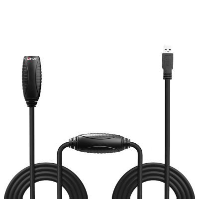 3. Lindy 43156 USB-Kabel USB 3.2 Gen 1 (3.1 Gen 1) 10 m USB A Schwarz