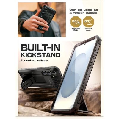 4. Supcase Unicorn Beetle Pro Hülle für Samsung Galaxy S25 FE - Schwarz