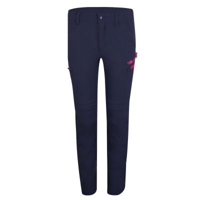 Trollkids Kinder Kjerag Zip-Off Hose marine/magenta (177-114)