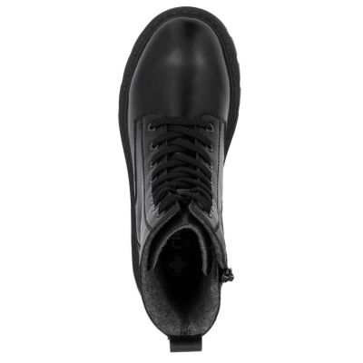 4. Gefütterte Damen-Lederstiefeletten Rieker schwarz 70401-00