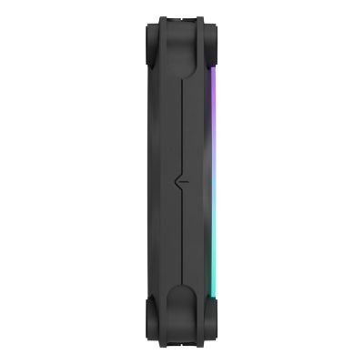 4. Fractal Design Momentum 12 RGB Computergehäuselüfter 12 cm Schwarz 3 Stück.