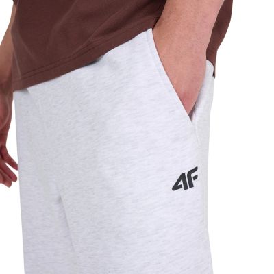 4. Herrenhose 4F CAS M1140 cooles hellgrau meliert 4FWMM00TTROM1140 27M