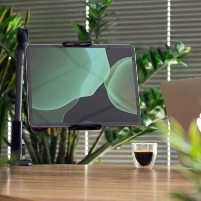 16. Wozinsky Langer flexibler Telefon- und Tablet-Halter Schwarz (WTHBK5)