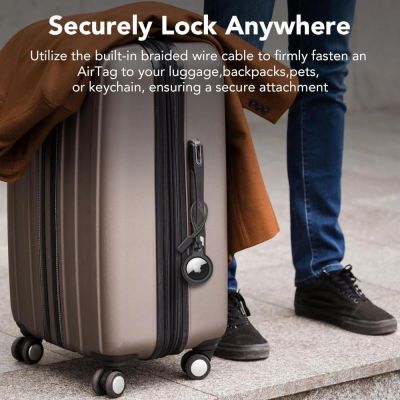 8. Tech-Protect Rough 2er-Pack Hülle für Apple AirTag – Schwarz