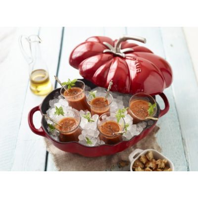 4. Ovaler gusseiserner Topf „Tomate“ STAUB 40511-774-0 – rot, 2,5 l