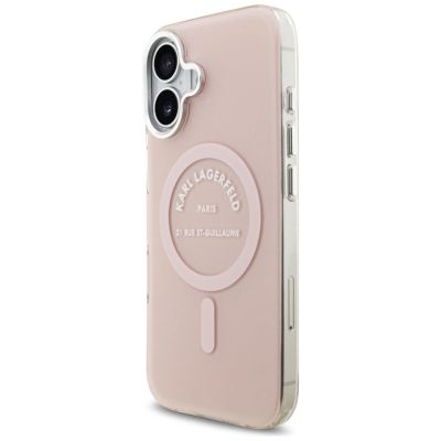 2. Karl Lagerfeld IML Karl RSG Logo MagSafe Hülle für iPhone 17 - Pink