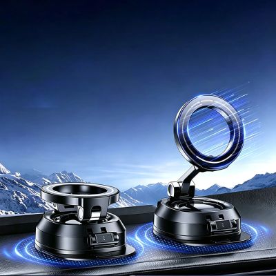 4. Wozinsky WUS-CZ37 Magnetische 360°-Armaturenbrett-Autohalterung – Schwarz