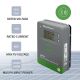 3. Qoltec MPPT-Solarladeregler mit Temperatursensor 10 A | 12 V / 24 V | LCD | 2 x USB | Bluetooth | App | GEL | LiFePO4