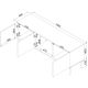 4. 3D TRESSE TV-Schrank 150x40x55 mattgrün