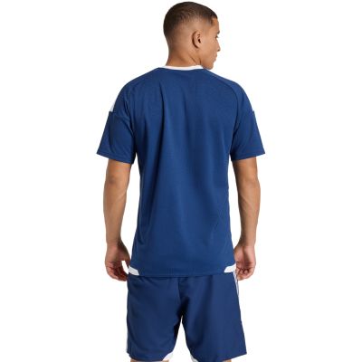 4. adidas Tiro 26 Wettkampftrikot für Herren, Marineblau und Weiß, KA6168
