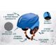 6. Meteor Lumi Skihelm Marineblau/Blau 24867-24869