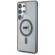 2. Karl Lagerfeld Button Karl Head gedrucktes Logo MagSafe Samsung Galaxy S25 Ultra Hülle schwarz
