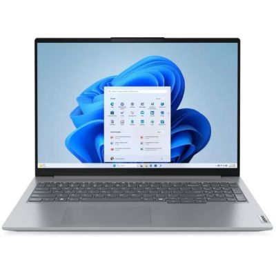 Lenovo ThinkBook 16 G7 ARP AMD Ryzen™ 5 7535HS Laptop, 40,6 cm (16") WUXGA-Display, 16 GB DDR5-SDRAM, 512 GB SSD, Wi-Fi 6E (802.11ax), Windows 11 Pro, Grau