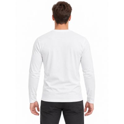 3. Herren-Langarm-T-Shirt aus Baumwolle 4F 4FWMM00TLONM611-10S