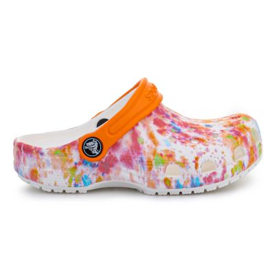 7. Crocs Classic Tie Dye Graphic Kids Clog W 206995-83B Flip-Flops
