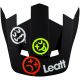 Visier für Fahrradhelm LEATT Visor MTB Gravity 1.0 V25 (Gr. M–XXL) one size