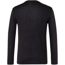 Herren-Langarmshirt SUPER.NATURAL M 2 Pitch LS, schwarz