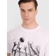 3. Herren-T-Shirt mit Volleyball-Print, Größe 4F 4FRAW25TTSHM3319-10S