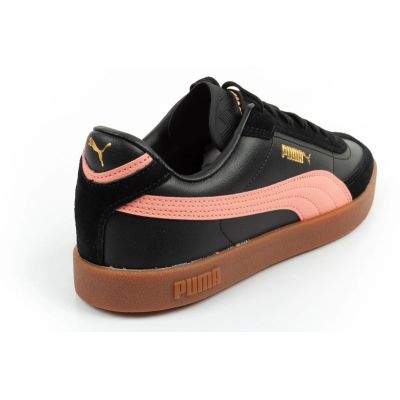4. Puma Damen-Sportschuhe Club II Era Sneaker, schwarz, modisches Leder