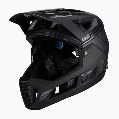 LEATT MTB Enduro 4.0 V23 abnehmbarer Fahrradhelm, Größe L, schwarz