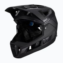LEATT MTB Enduro 4.0 V23 abnehmbarer Fahrradhelm, Größe L, schwarz