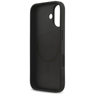 7. Guess Saffiano Classic Logo MagSafe Hülle für iPhone 17 - Schwarz