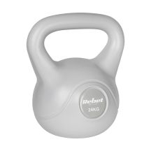 REBEL ACTIVE Kettlebell aus Bitumen 24 kg RBA-2322G-24 Grau