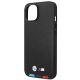 6. Hülle BMW BMHCP14S22PTDK iPhone 14 6.1 "schwarz / schwarz Leder Stamp Tricolor