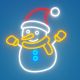 7. NEON-SCHNEEMANN-WANDLAMPE