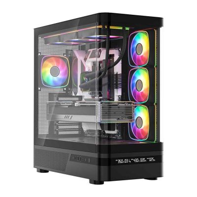 18. MODECOM VOLCANO AQ 200 ARGB MIDI-KOFFER SCHWARZ