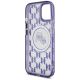 7. Karl Lagerfeld IML Monogram Karl & Choupette Head MagSafe-Hülle für iPhone 15 – Lila
