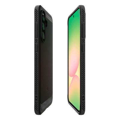 7. Spigen Rugged Armor Case für Samsung Galaxy A56 5G - Schwarz