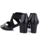 4. Schwarze Jezzi RMR1954-27 Riemchensandalen für Damen
