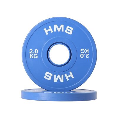 14. Olympisches Hantelscheiben-Set 2x (0,5 kg, 1 kg, 1,5 kg, 2 kg, 2,5 kg) HMS CBRS Set