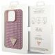 8. Guess GUHCP14LHDGTPP iPhone 14 Pro 6,1" rosa/rosa Hardcase Strass Dreieck