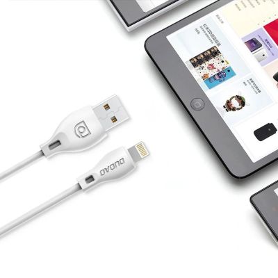 6. Dudao L4M USB-A - Micro-USB 2.4 A Kabel 1m - Weiß