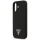 6. Guess Silikon Triangle Logo MagSafe Hülle für iPhone 17 - Schwarz