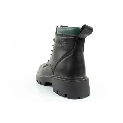 5. Lee Cooper Stiefel, Damenstiefel, Lederstiefel, isoliert, Schnürstiefel