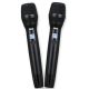 9. DNA XMIC 2 – Drahtloses Dual-Set bestehend aus 2 Handmikrofonen und einem Empfänger, UHF-Band 518–542 MHz