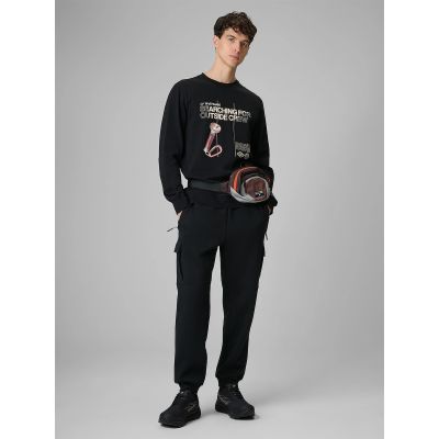 3. Herren Langarmshirt mit Print, regulär, Größe 4F 4FRSS26TLONM674-20S