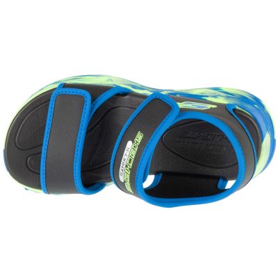 3. Skechers S-Lights: Sola Glow Sandale - Fusion Brights 407032L-BKBL Schwarz 28