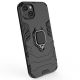 5. Ring Armor Hülle für iPhone 14 Pro gepanzerte Hülle magnetischer Haltering schwarz