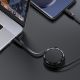 5. Acefast C13-03 USB-C – USB-C 60 W einziehbares Kabel – Schwarz