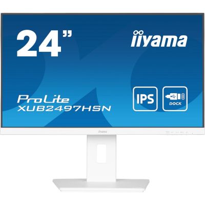 2. LCD-Monitor 23,8" iiyama ProLite XUB2497HSN-W2 60,5 cm 1920 x 1080 Pixel Full HD LED Weiß